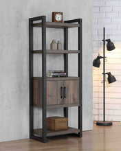 Load image into Gallery viewer, Luke Weathered Oak Bookcase