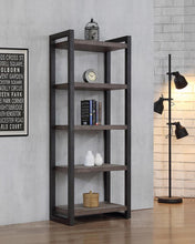 Load image into Gallery viewer, Luke Weathered Oak 70" Bookcase