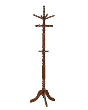Load image into Gallery viewer, Traditional Cappuccino Coat Rack