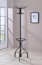 Load image into Gallery viewer, Traditional Black Coat Rack