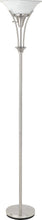 Load image into Gallery viewer, Transitional Silver Floor Lamp
