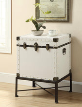 Load image into Gallery viewer, Traditional White Accent Cabinet
