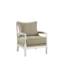 Load image into Gallery viewer, Traditional Beige and White Accent Chair