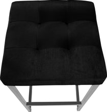 Load image into Gallery viewer, Nicola Black Velvet Stool
