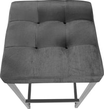 Load image into Gallery viewer, Nicola Black Velvet Stool