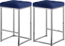 Load image into Gallery viewer, Nicola Black Velvet Stool