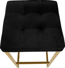 Load image into Gallery viewer, Nicola Black Velvet Stool