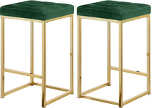 Load image into Gallery viewer, Nicola Green Velvet Stool