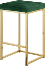Load image into Gallery viewer, Nicola Green Velvet Stool
