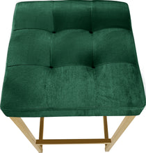 Load image into Gallery viewer, Nicola Green Velvet Stool