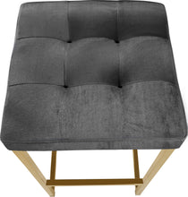 Load image into Gallery viewer, Nicola Black Velvet Stool