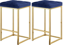 Load image into Gallery viewer, Nicola Black Velvet Stool