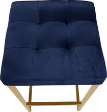 Load image into Gallery viewer, Nicola Black Velvet Stool