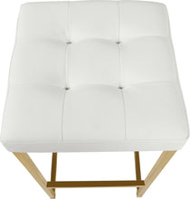 Load image into Gallery viewer, Nicola Black Leather Stool