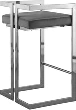 Load image into Gallery viewer, Ezra Black Velvet Stool