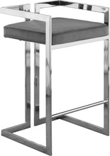 Load image into Gallery viewer, Ezra Black Velvet Stool