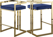 Load image into Gallery viewer, Ezra Black Velvet Stool