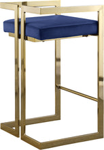 Load image into Gallery viewer, Ezra Black Velvet Stool