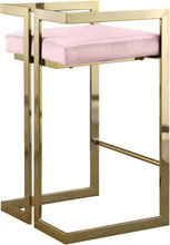 Load image into Gallery viewer, Ezra Black Velvet Stool