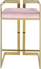 Load image into Gallery viewer, Ezra Black Velvet Stool