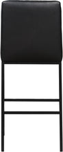 Load image into Gallery viewer, Bryce Black Faux Leather Stool
