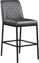 Load image into Gallery viewer, Bryce Black Faux Leather Stool
