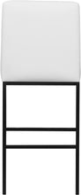 Load image into Gallery viewer, Bryce Black Faux Leather Stool