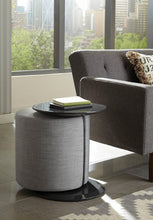 Load image into Gallery viewer, Transitional Grey Accent Table and Ottoman