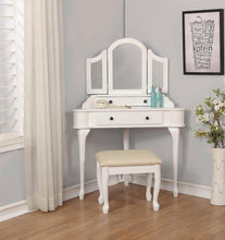 Load image into Gallery viewer, Transitional Cream and White Vanity Set