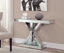 Load image into Gallery viewer, Contemporary Mirrored Console Table