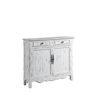 Load image into Gallery viewer, French Country Antique White Accent Cabinet