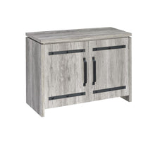 Load image into Gallery viewer, Rustic Grey Accent Cabinet