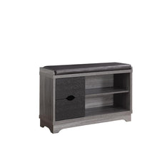 Load image into Gallery viewer, Rustic Distressed Grey Shoe Cabinet