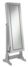 Load image into Gallery viewer, Silver Jewelry Cheval Mirror