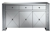 Load image into Gallery viewer, Contemporary Silver and Black Cabinet
