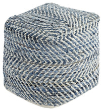 Load image into Gallery viewer, Chevron Pouf