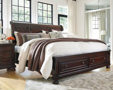 Load image into Gallery viewer, Porter Queen Sleigh Bed