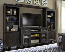 Load image into Gallery viewer, Townser 4-Piece Entertainment Center