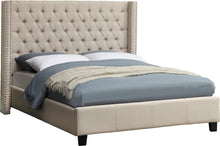 Load image into Gallery viewer, Ashton Beige Linen Queen Bed