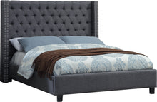 Load image into Gallery viewer, Ashton Grey Linen Full Bed