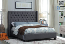 Load image into Gallery viewer, Ashton Grey Linen Full Bed