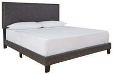 Load image into Gallery viewer, Vintasso Queen Upholstered HeadboardFootboard with Roll Slats