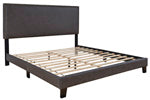 Load image into Gallery viewer, Vintasso King Upholstered HeadboardFootboard with Roll Slats