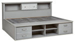 Load image into Gallery viewer, Arcella Full Bookcase Side Rails