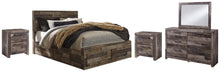 Load image into Gallery viewer, Derekson Benchcraft Bed 7-Piece Bedroom Package