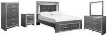 Load image into Gallery viewer, Lodanna Signature Design Bed 7-Piece Bedroom Package