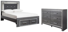 Load image into Gallery viewer, Lodanna Signature Design Bed 4-Piece Bedroom Package