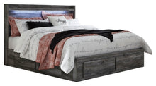 Load image into Gallery viewer, Baystorm King Panel Bed with 6 Storage Drawers