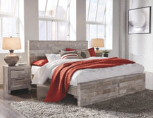 Load image into Gallery viewer, Effie King Panel Bed with 2 Storage Drawers
