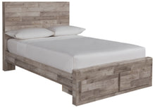 Load image into Gallery viewer, Effie Full Panel Bed with 2 Storage Drawers